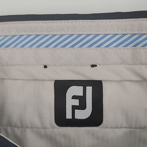 FootJoy Men's W40 Navy Blue‎ Flat Front Athletic Golf Shorts - Picture 2 of 7